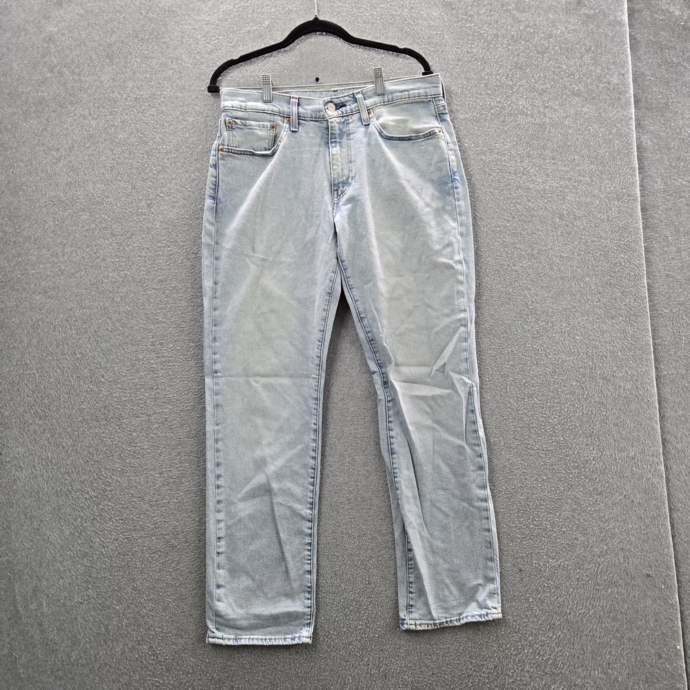 Levi's 541 Men Jeans 32X32 Light Blue Denim Tapered Athletic‎ Fit 30" Inseam